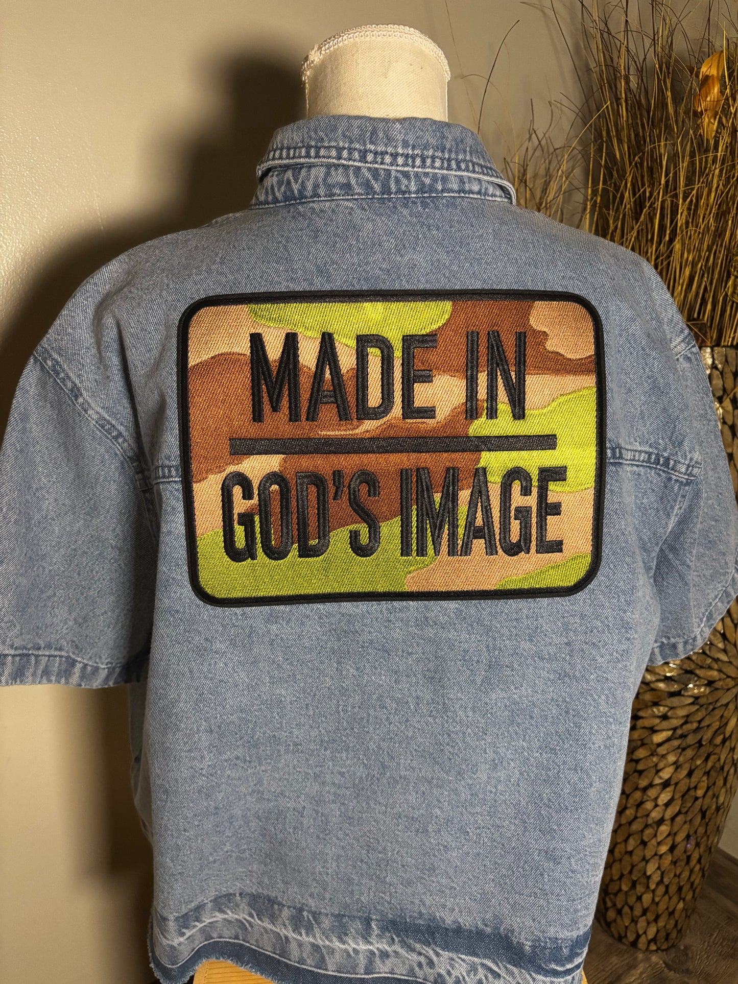 Brown Sugar Babe Denim Shirt