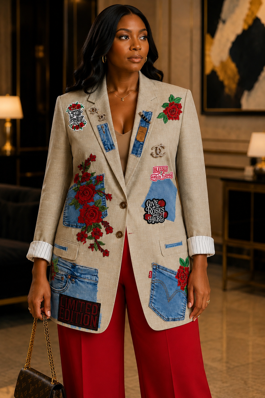 Give Me My Roses Blazer