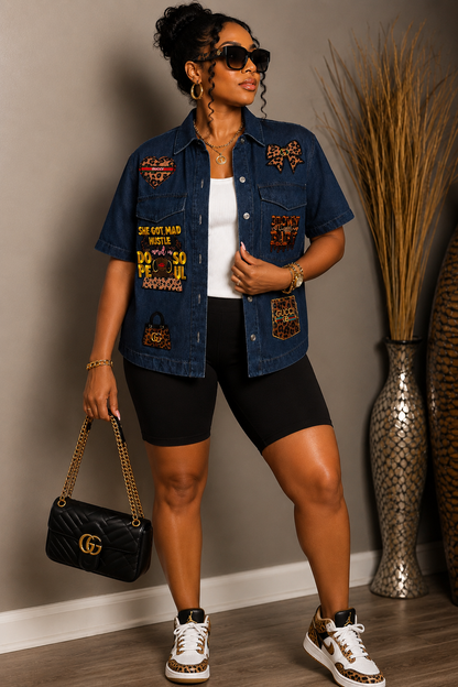 The Fearlessly Her Denim Shirt